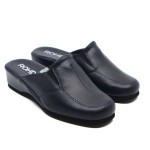 Rohde slipper blauw leder 6142